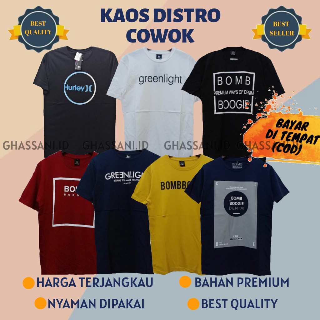 Kaos Pria Kaos Distro Pria Cowok Baju Atasan Surfing Fashion Pakaian Pria Murah Terbaru Shopee Indonesia