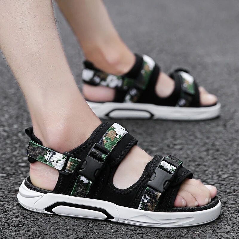 Promo COD Terbaru Sandal Gunung  2in1 Pria Wanita Asli Termurah Dari Pabrik Kualitas Import Terlaris-Kamuflase