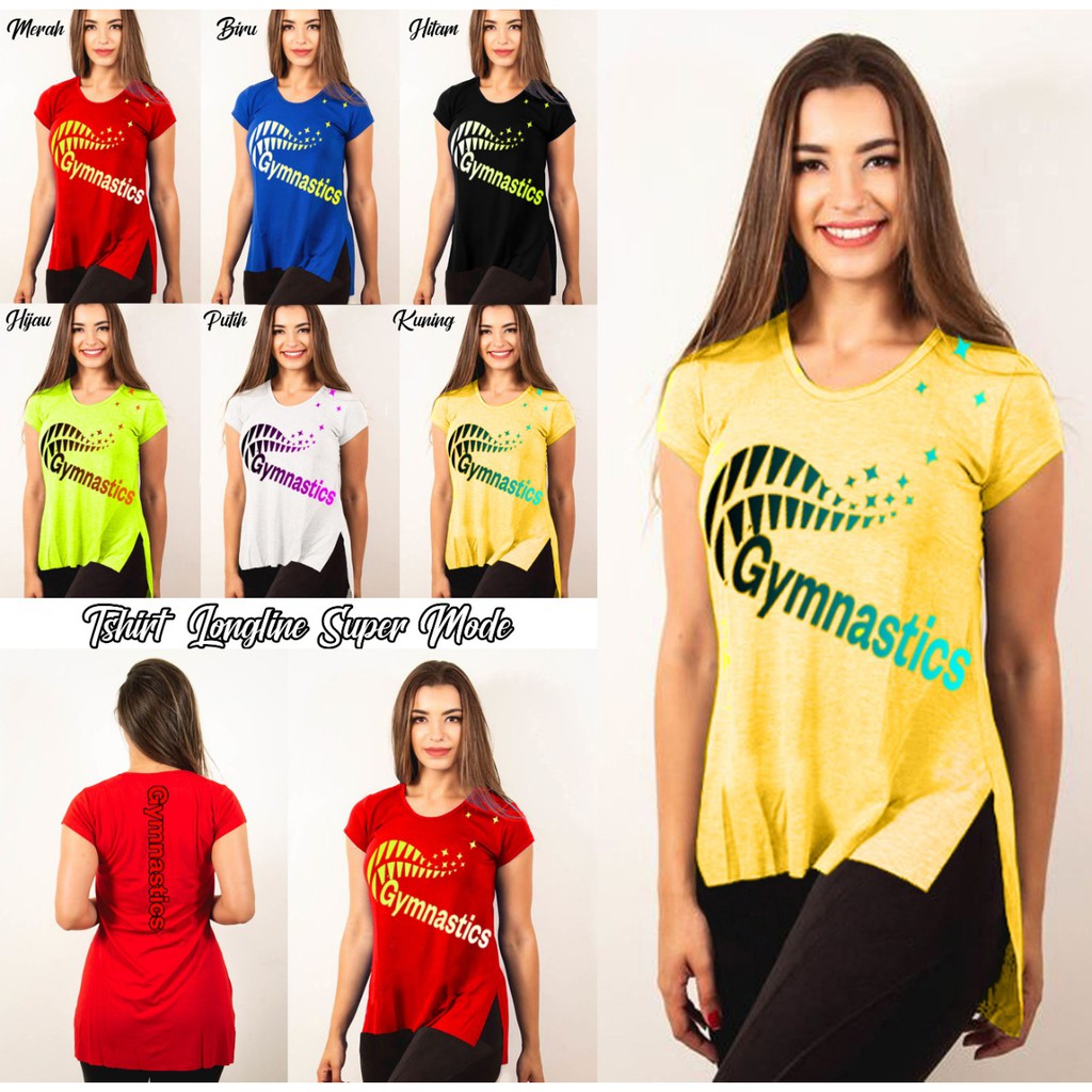 TSHIRT GEVSPORT LONGLINE SUPER MODE
