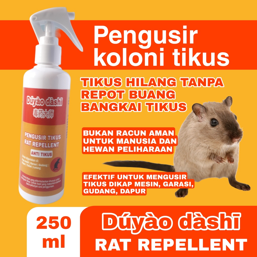 Perangkap Tikus Semprotan Cairan Obat Pengusir Tikus