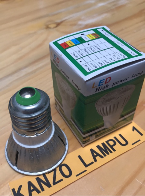 Halogen led 3mata mr16 white dan warm white