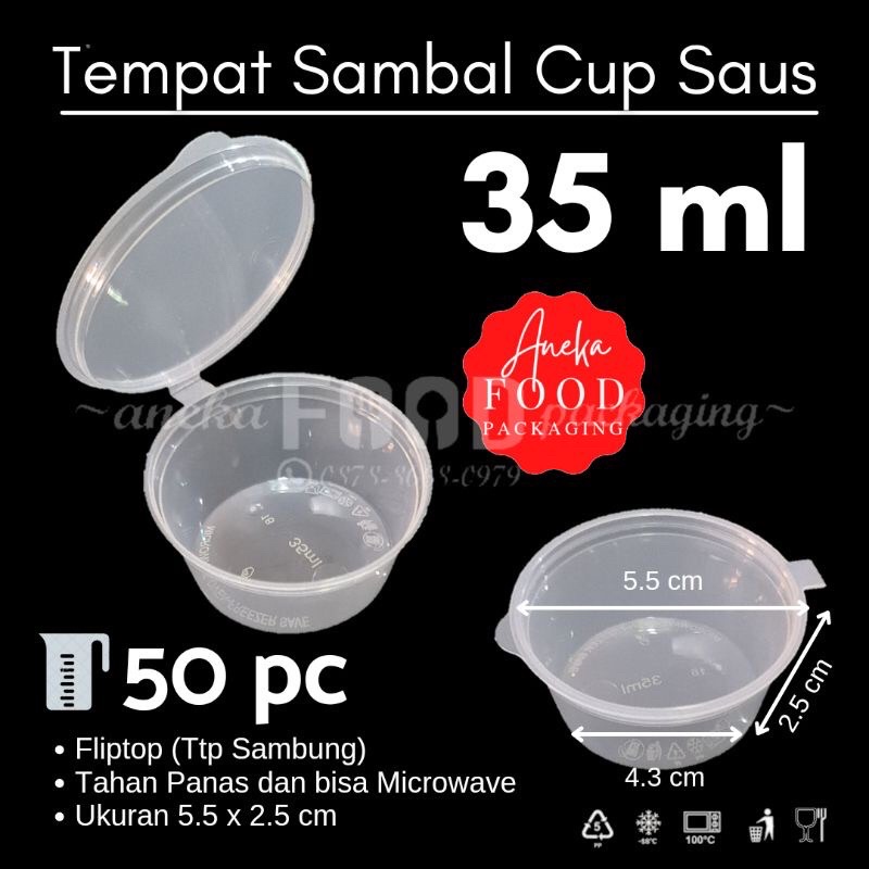 

tempat saus cup 35ml