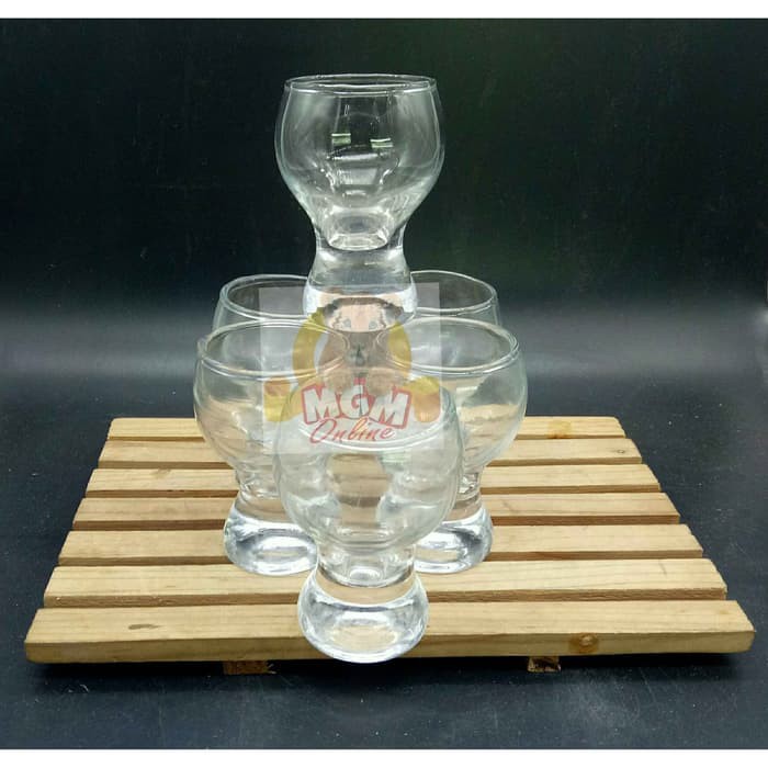  Gelas  Sloki Kaki  Gendut Shot Glass Gelas  Wine Mini 