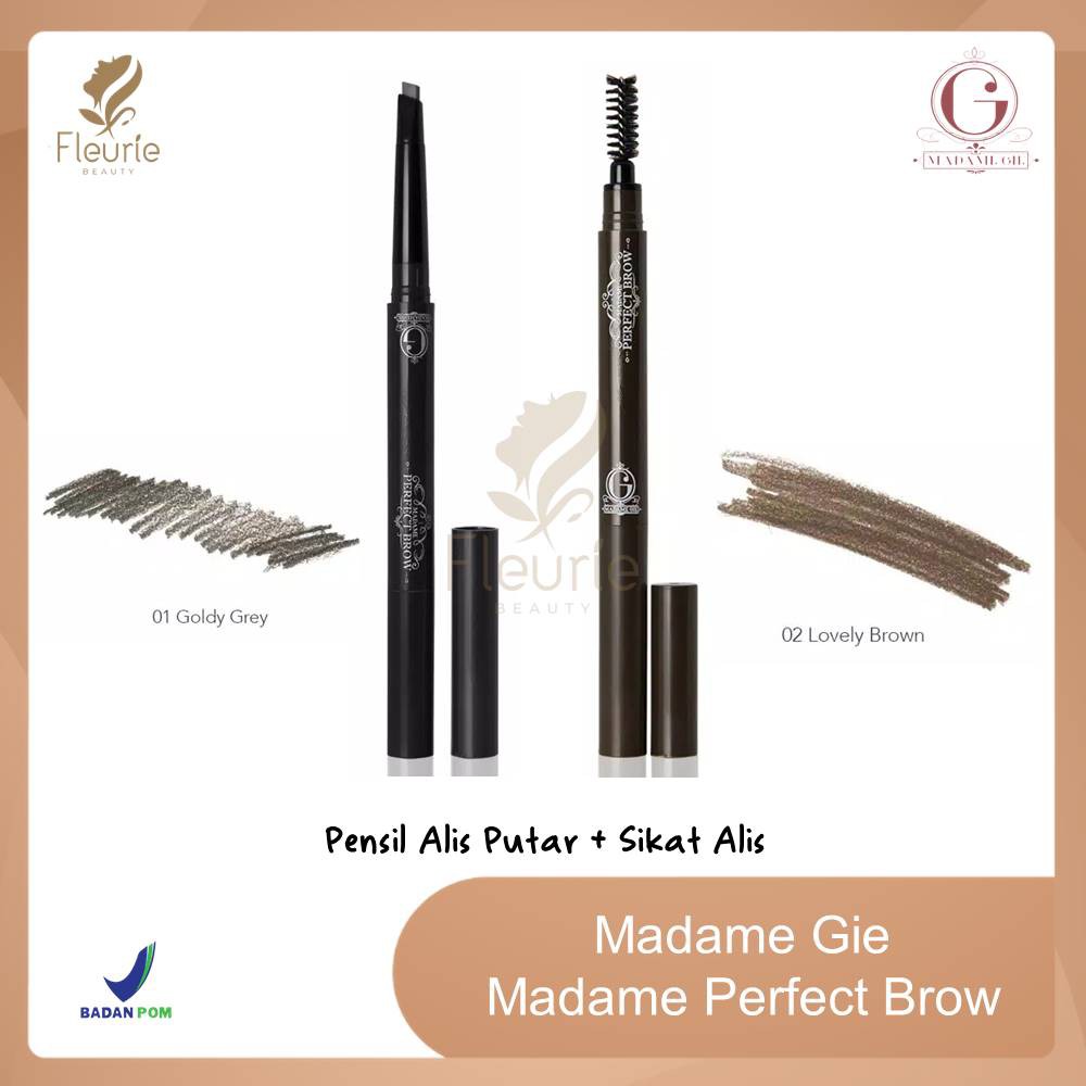 Madame Gie Madame Perfect Brow / Supa Fine Thin Eyebrow Mechanic Original BPOM