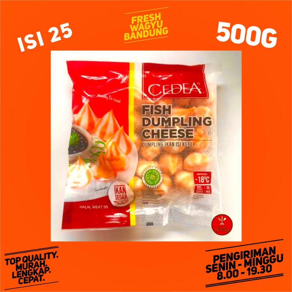 Jual Cedea Cheese Dumpling Premium Baso Ikan Keju Suki Steamboat Shabu Shopee Indonesia