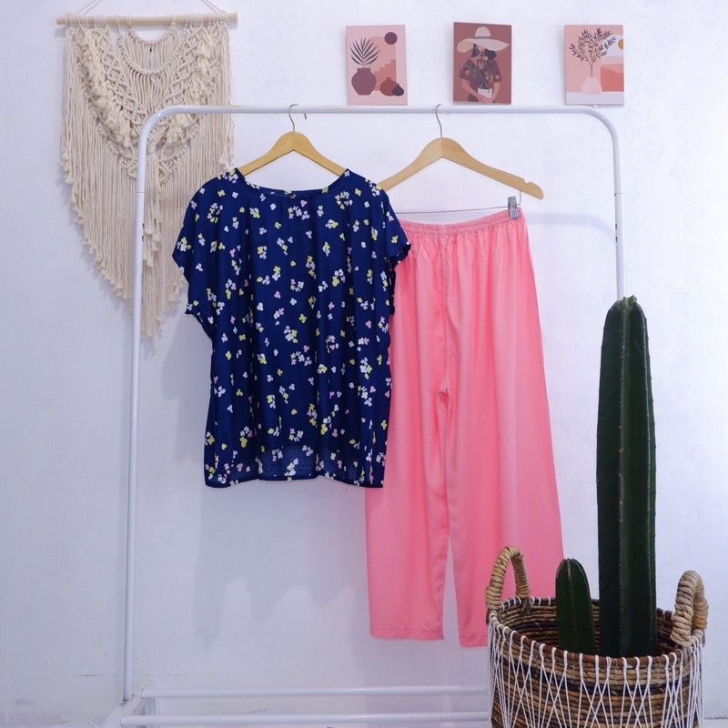 BABYDOLL JUMBO RAYON FIT TO XXXL LD 130 (CELANA PANJANG) SERI 1 LD125 LD130-PJXL 39