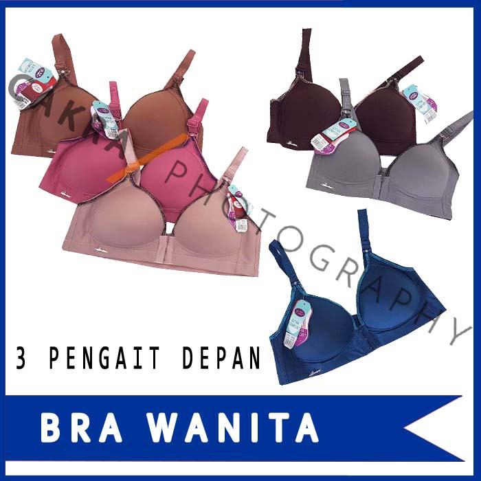 CG Push Up Bra Piaoli Kait Depan Cup Besar Bahan Lembut dan Melar  - CG0240