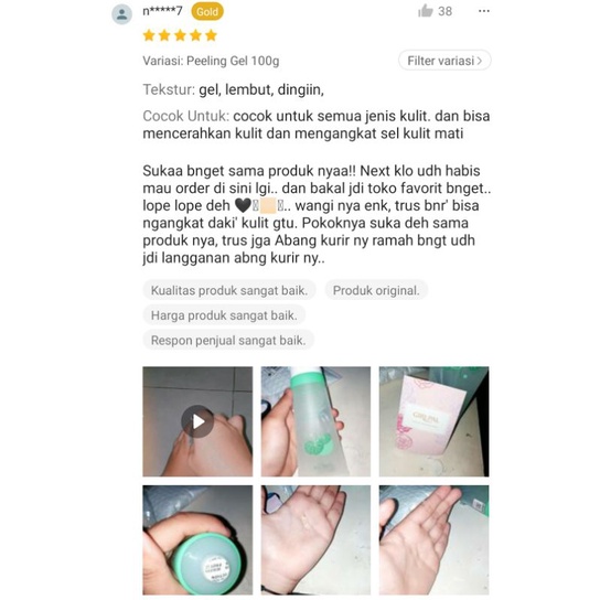 GIRLPAL CENTELLA ASIATICA PEELING GEL | FACIAL EXFOLIATING | MENCERAHKAN WAJAH