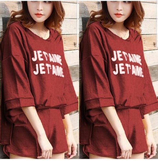 3Warna VD st Jet Aime / Stelan wanita murah / Stelan wanita kekinian