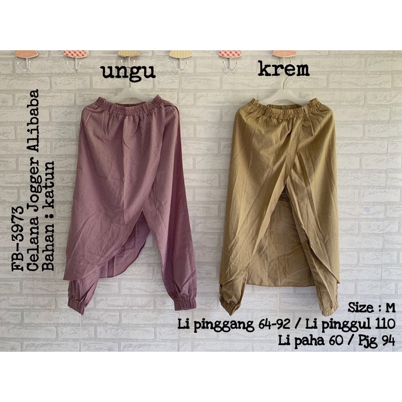 Celana Jogger Alibaba Size M