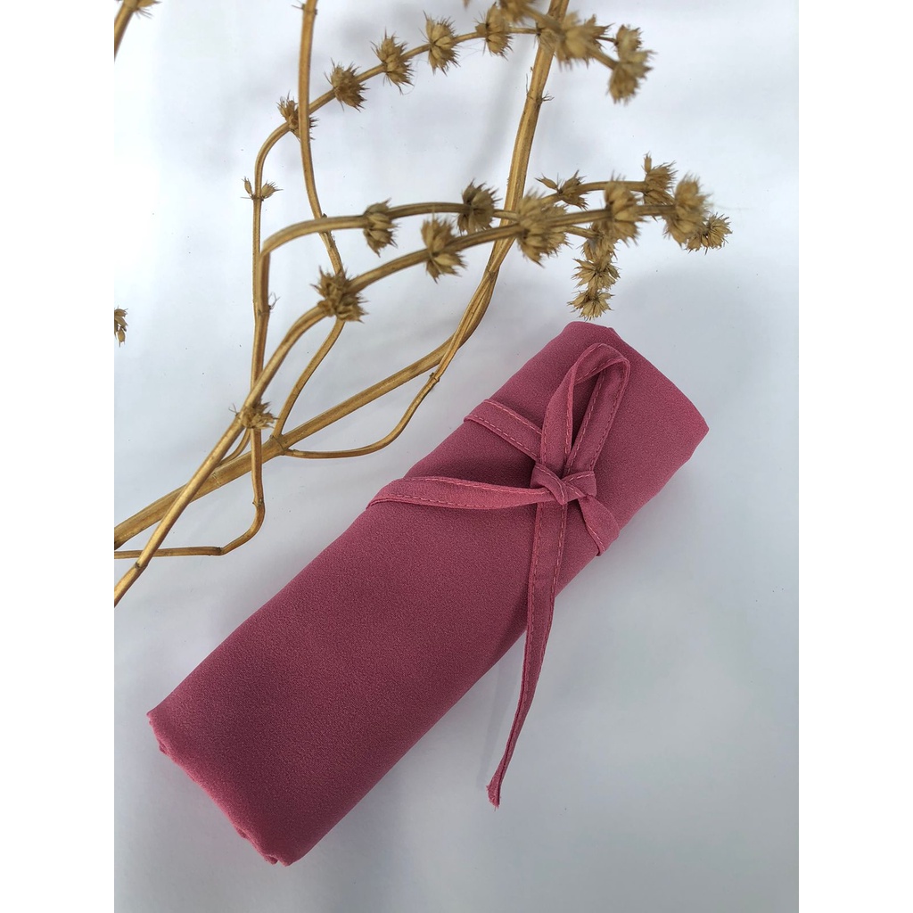 Bergo Maryam polos khimar Instan kerudung tali jilbab diamond bergo mariam-M diamond  Dusty