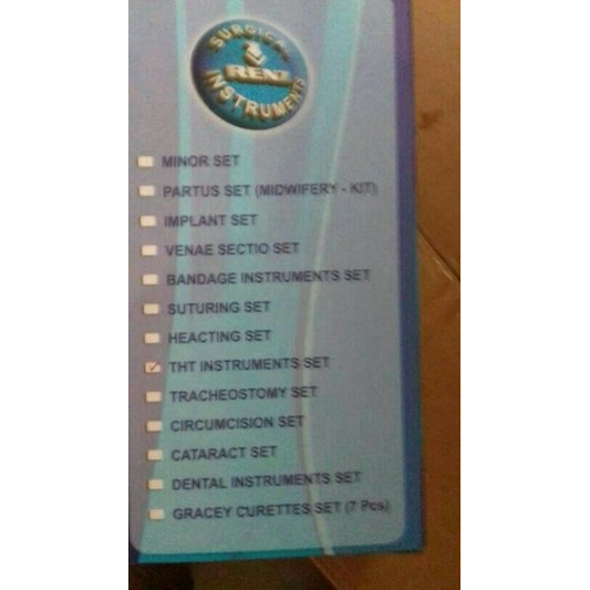 THT INSTRUMENT SET RENZ