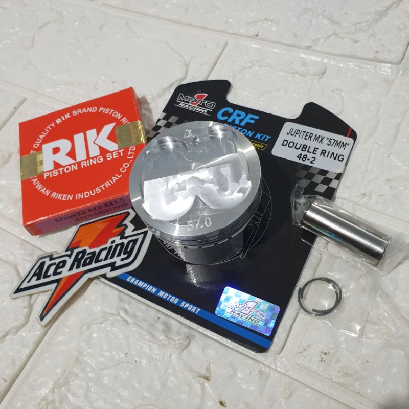 Piston 57 pen 14 moto 1 M1r seher jupiter mx king 135 150 xabre vixion