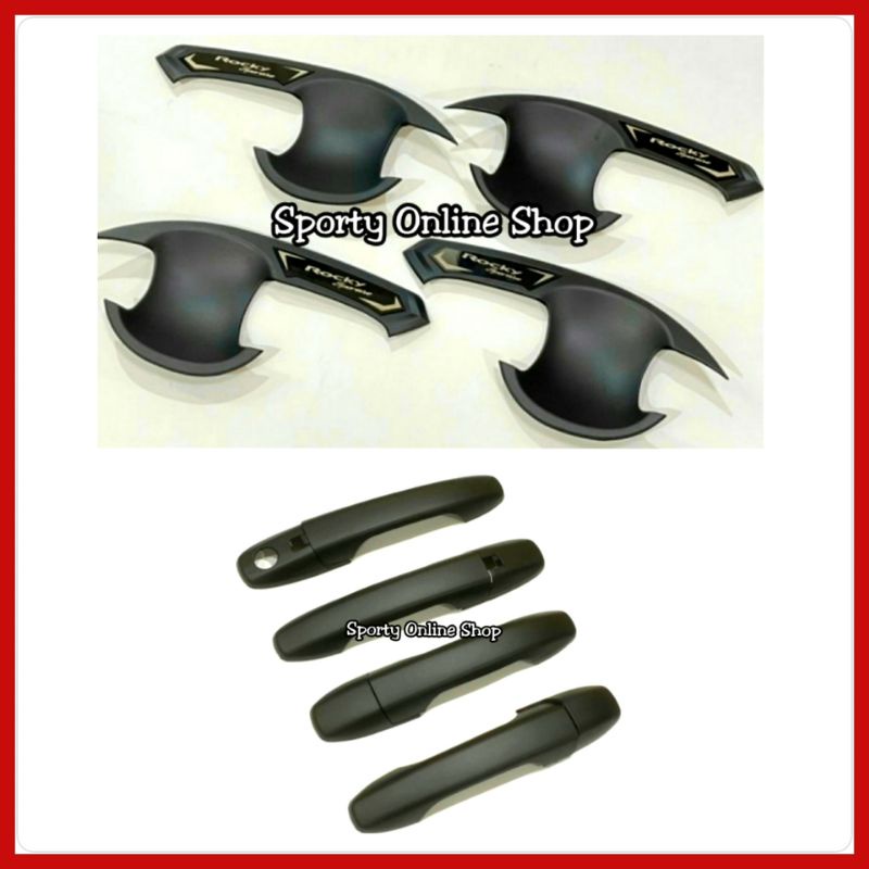 Handle Outer Pintu Raize Rocky Warna Hitam Dop