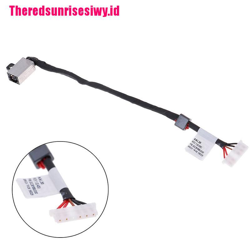 【Theredsunrisesiwy.id】1Pc DC power jack cable socket for dell Inspiron 5551 5555 5558 5559