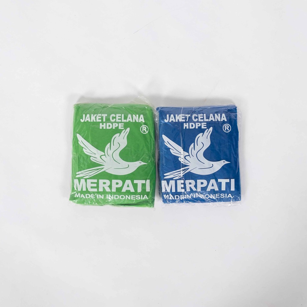 Jas Hujan Setelan Jaket Celana Plastik Murah / Disposable Raincoat Merpati