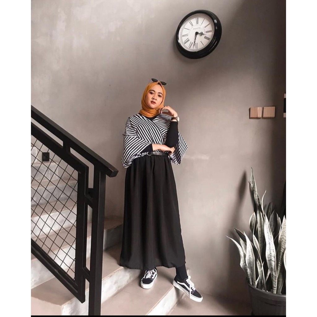 Rok Wolfish Premium Panjang Pusatgrosir_solo/ Rok Polos Panjang Wolfis Skirt Termurah Hits Selebgram