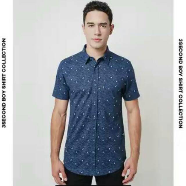Kemeja atasan PRIa 3second ORIGINAL