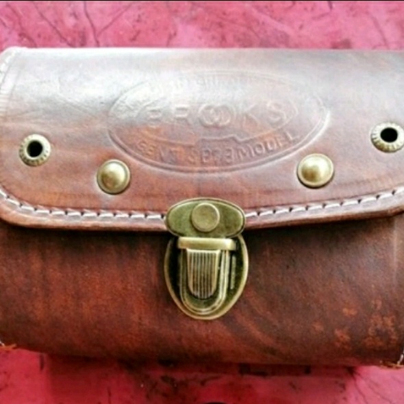 Aksesoris Sepeda - Ct41 Tas Kulit Sepeda Ontel