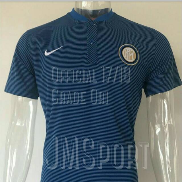 KAOS POLO SHIRT INTER MILAN 17/18 OFFICIAL GO IMPORT