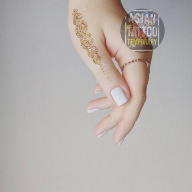 ✴️TATTO METALIC GOLD✴️ temporary/tato kulit /tato tubuh emas