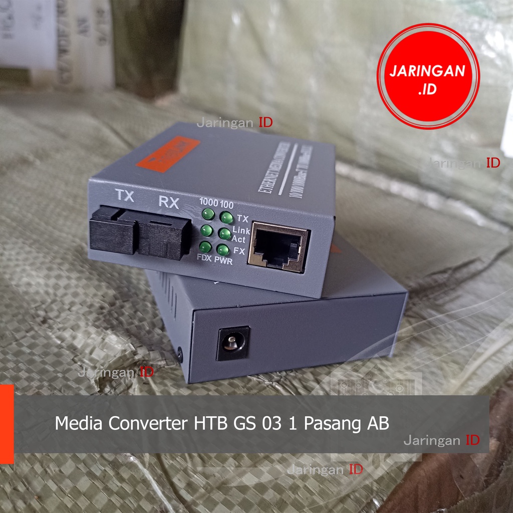 Media Converter HTB GS 03 1 Pasang AB Gigabit NETLINK