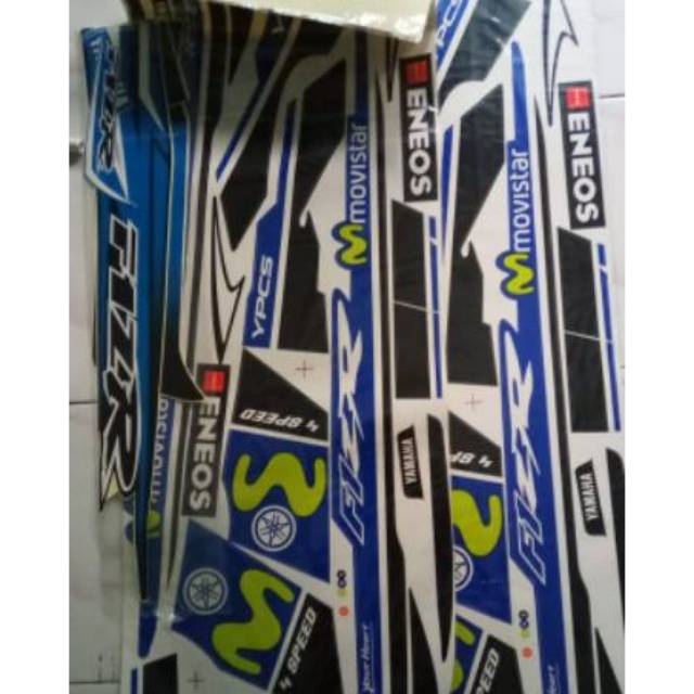 STRIPING VARIASI YAMAHA FIZ_R MOVISTAR