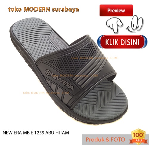 Sandal pria sandal casual slide karet murah NEW ERA MB E 1239