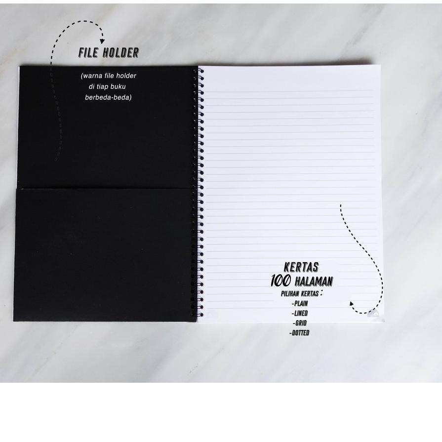 

UNICORN WORK Quote Spiral Ruled Notebook Diary Journal Buku Tulis Catatan Sekolah Kuliah ,.