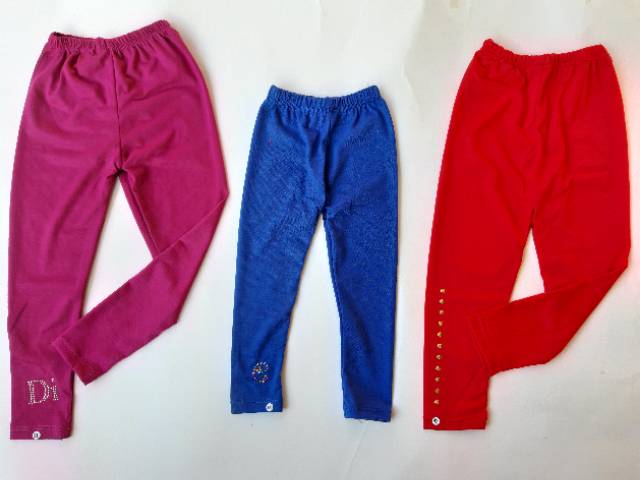 bayi-5 Tahun Legging Anak SABLON Manik manik Legging Anak spandek polosan Legging Murah