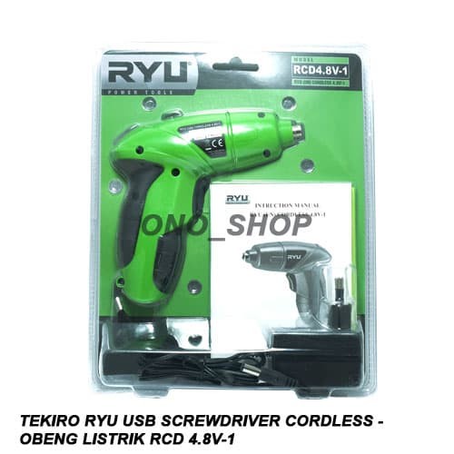 Obeng Listrik RCD 4.8V-1 - Tekiro Ryu USB Screwdriver Cordless