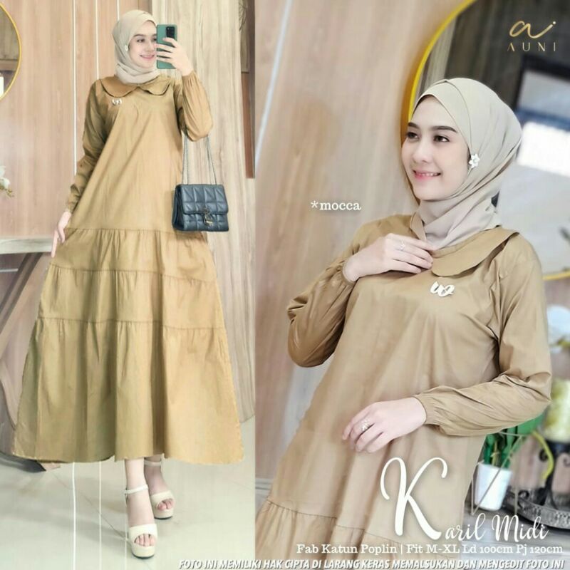 KARIL Midi Dress Ori by Auni