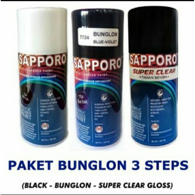 Paket Cat Semprot Sapporo Bunglon