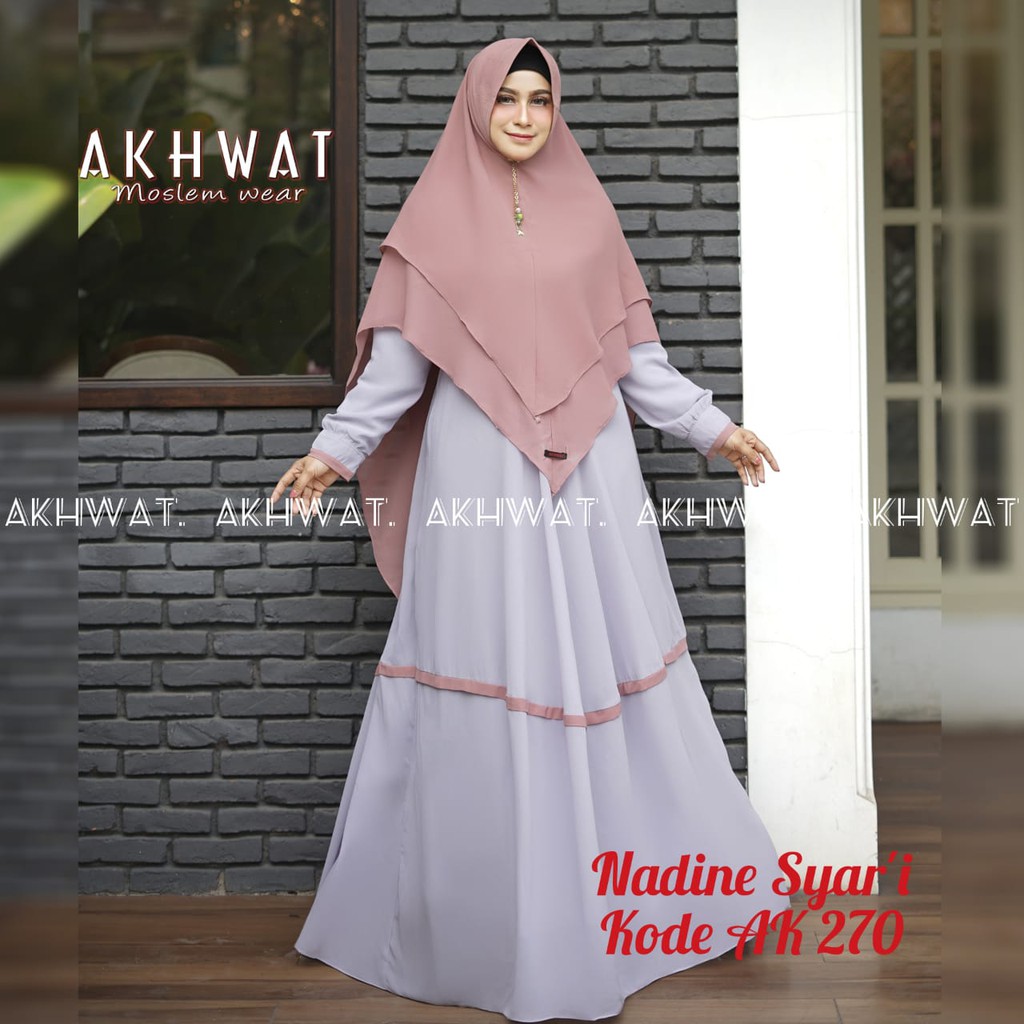 SET GAMIS NADINE by AKHWAT MOSLEM WEAR