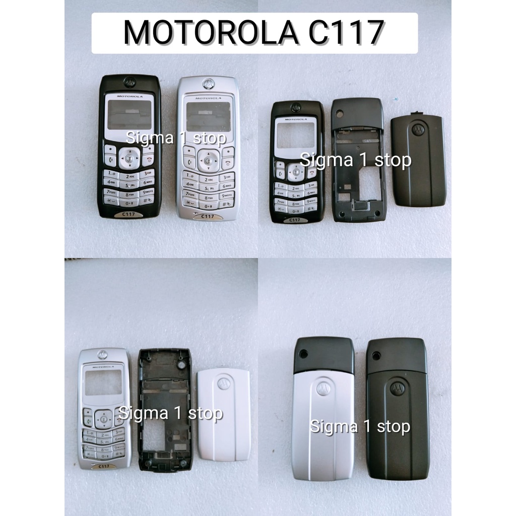 CASING MOTOROLA C117 + TULANG  HOUSING  COVER  KESING FULLSET MOTOROLA JADUL