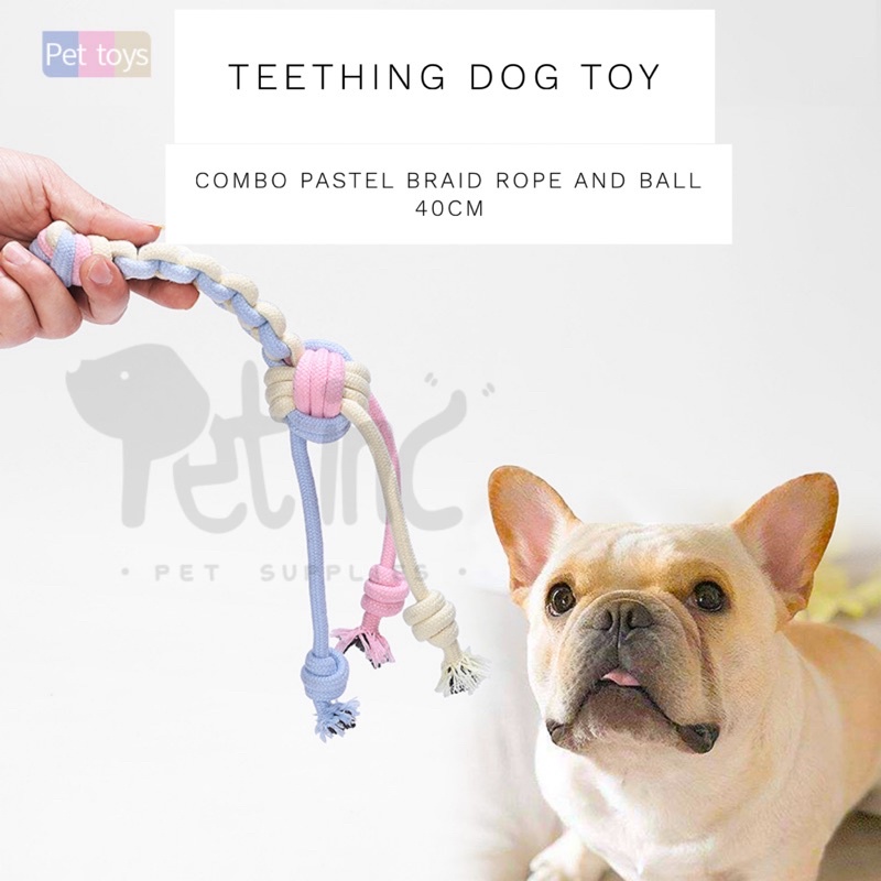 Combo pastel braid rope and ball