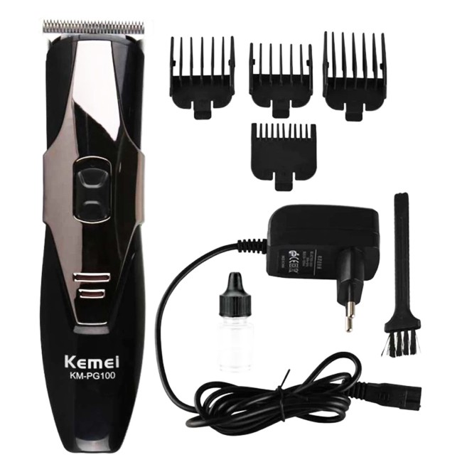 KEMEI KM PG 100 ALAT MESIN CUKUR BULU RAMBUT RECHARGEABLE HAIR CLIPPER