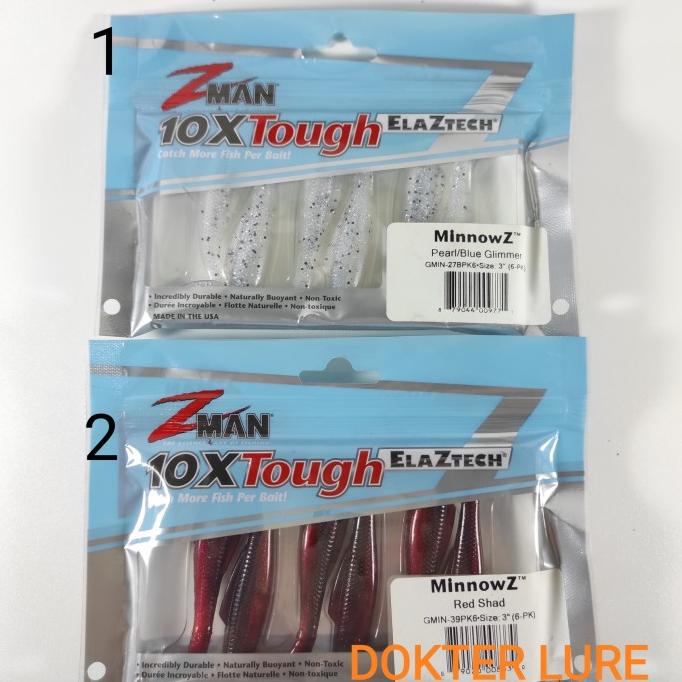 ONSALE SOFT LURE ZMAN MINNOWZ 8cm isi 6