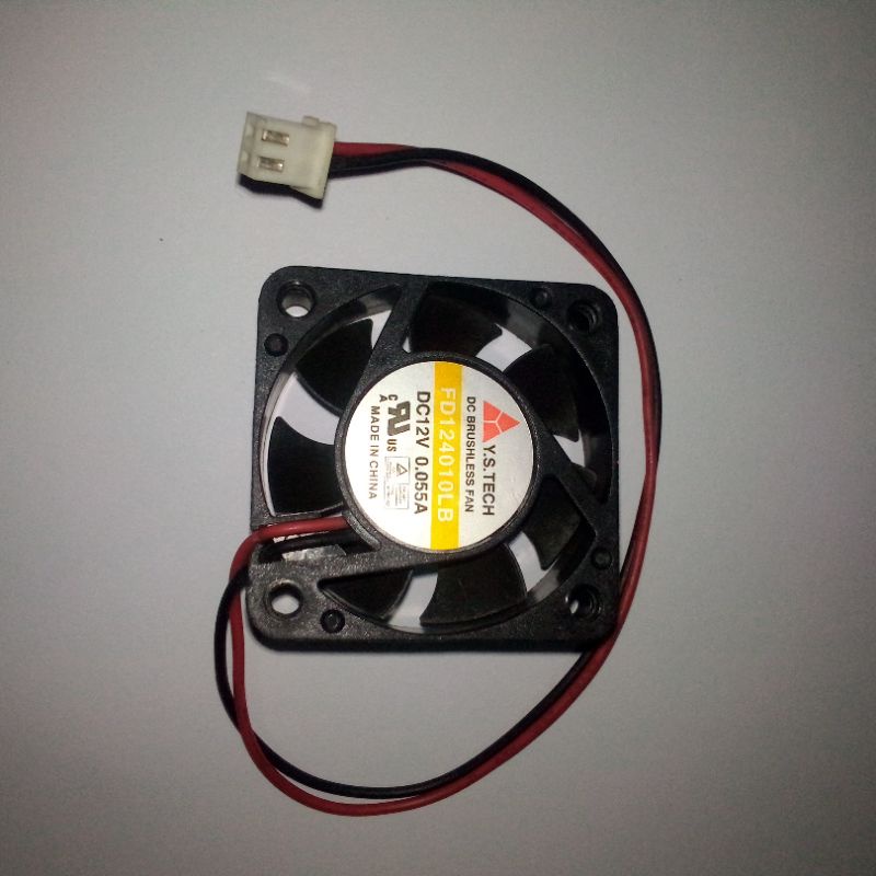 KIPAS FAN 4CM Y.S.TECH FD124010LB 12V 0.055A 2PIN GARANSI