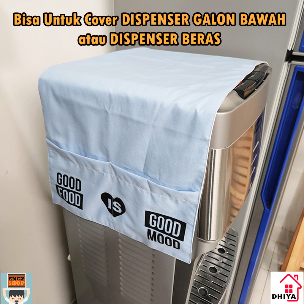 Sarung Oven/Microwave Polos Cover Dispenser Quotes Minimalis