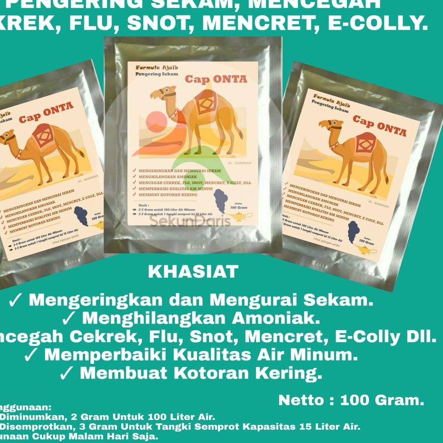 ⚡erbu Kejutan Obat Ayam - CAP ONTA - Obat Ayam Ngorok - Snot - Crd - Cekrek - Pengering Sekam - Vita