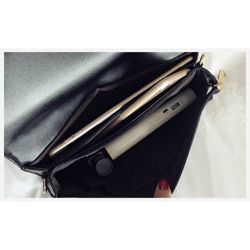 SG1856 syafniegalery tas pesta tali rantai import dompet tangan