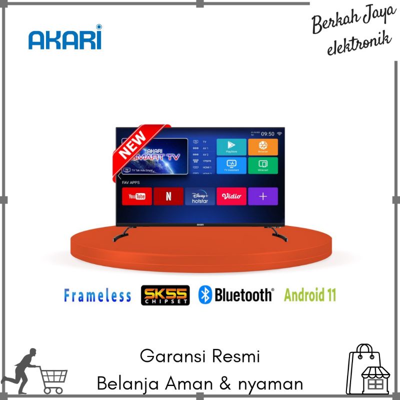 TV LED AKARI 32" AT-5532B ANDROID 11