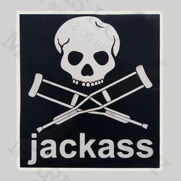 Stiker Jackass Square
