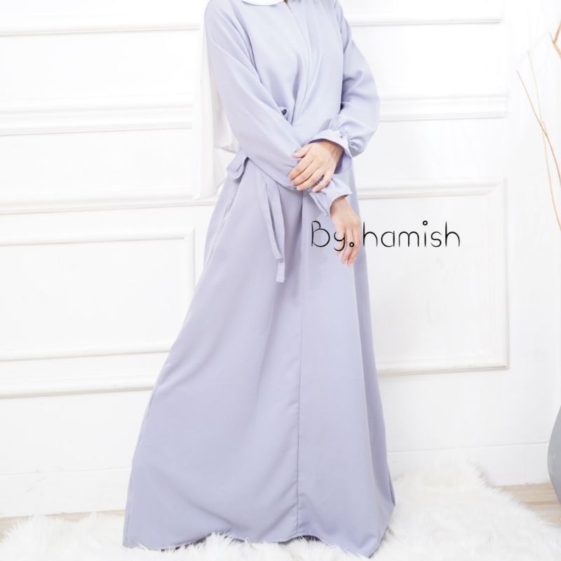 Dress Hamish Basic-Silver (abu-abu) / Dress Polos / Baju Dress Murah