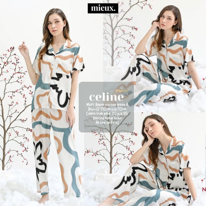 Celine Pajama by MIEUX Piyama Pendek Panjang