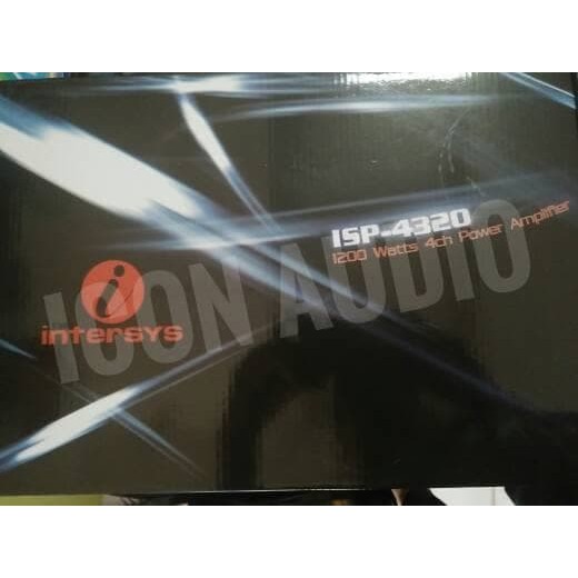 OKE BGT  POWER AMPLIFIER INTERSYS 4 CHANNEL ISP 4320 TERMURAH TR02