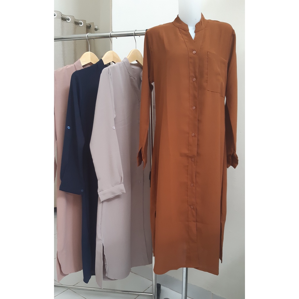 Tunik Import || Long Dress Import || Dress Lengan Panjang || Korean Dress Style