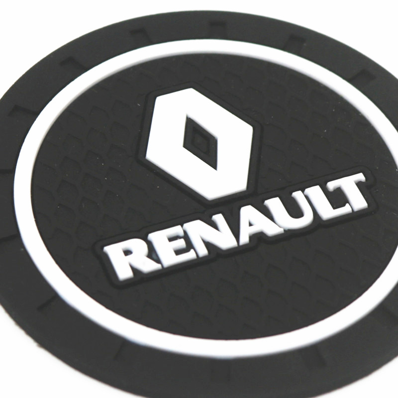 2pcs holder Gelas anti slip Untuk Renault