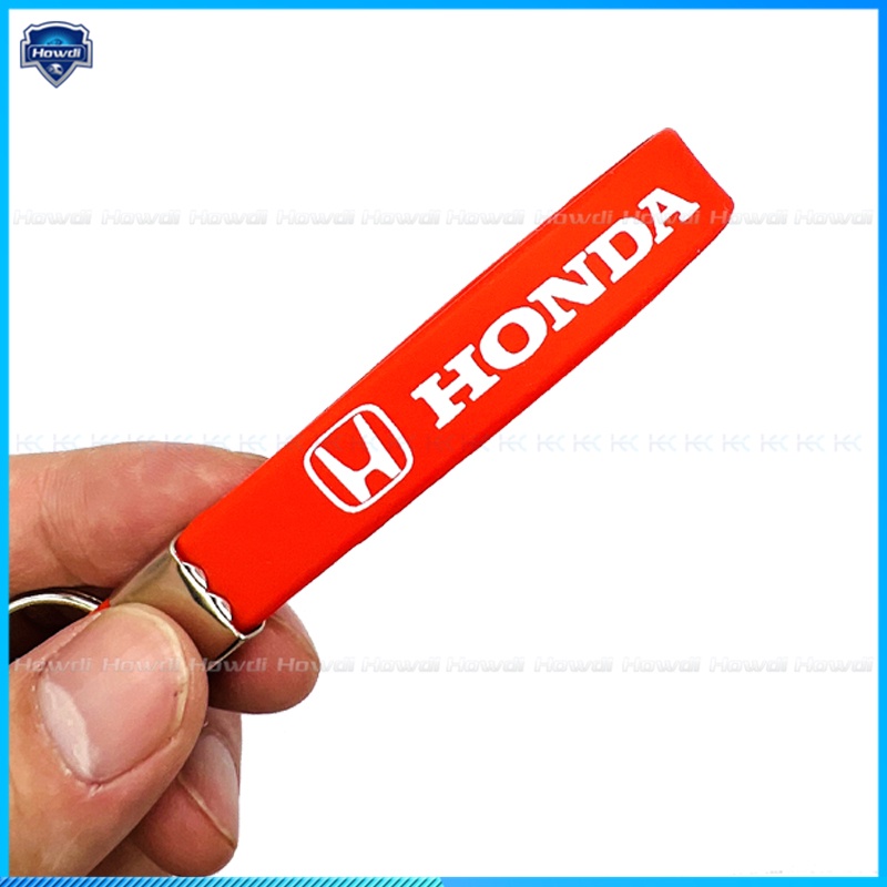 ☆Eksklusif☆Cover Kunci Mobil Keyless Bahan Silikon Dengan Logo Gantungan Kunci Untuk honda Odyssey Elysion MPV